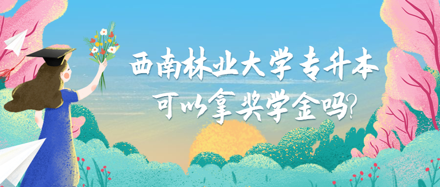 西南林业大学专升本可以拿奖学金吗?