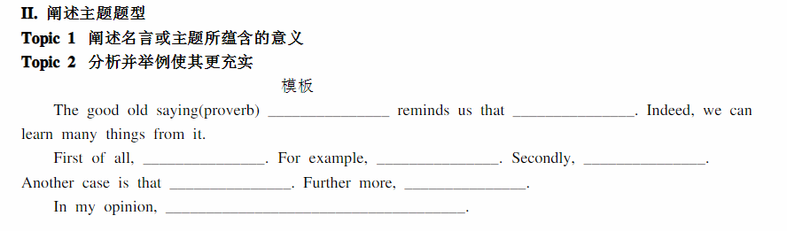 云南专升本英语作文必背模板(2)