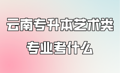 云南专升本艺术类专业考什么.png