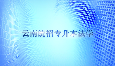 云南统招专升本法学
