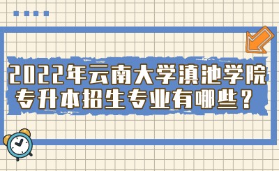 2022年云南大学滇池学院专升本招生专业有哪些？.jpeg