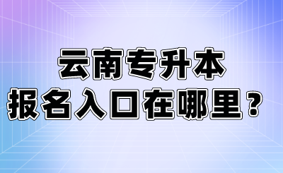 云南专升本报名入口在哪里？.png