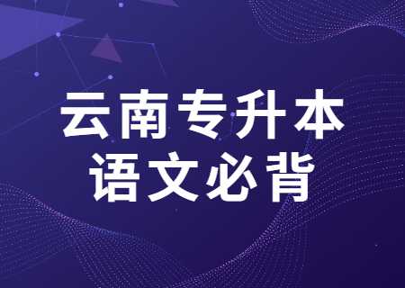 2023年云南专升本语文必背.jpg