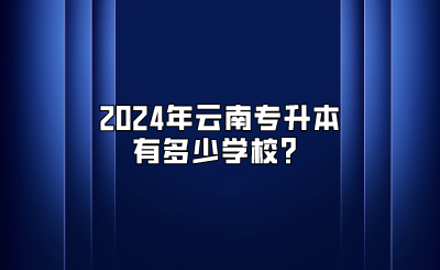 2024年云南专升本